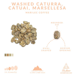 Washed Caturra, Catuai, Marsellesa Marilec Coffee imported by La Finca Distribution into Canada